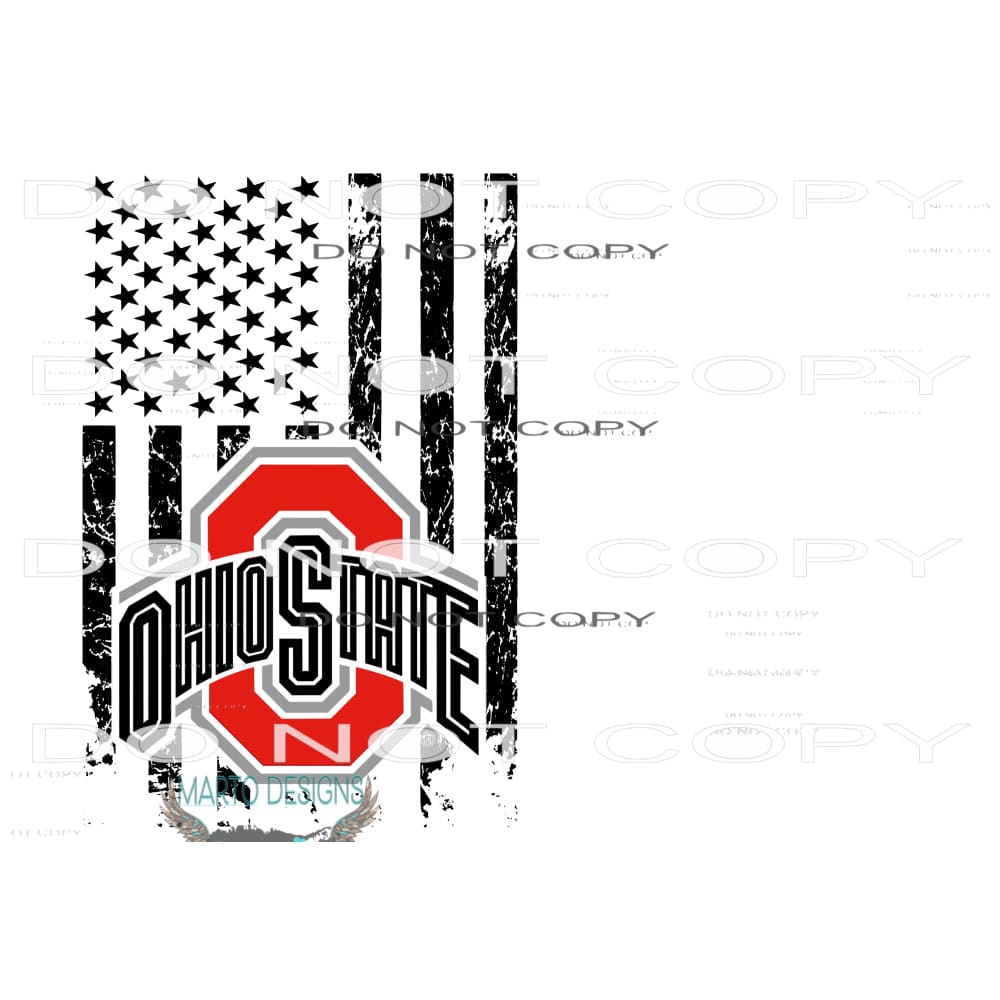 Ohio State 20 Oz Sublimation Tumbler 