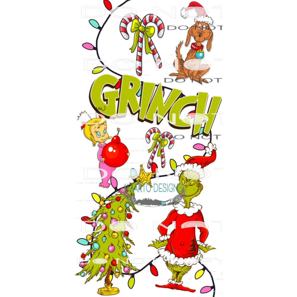 CH451 Merry Christmas The Grinch Sublimation Print — Southern