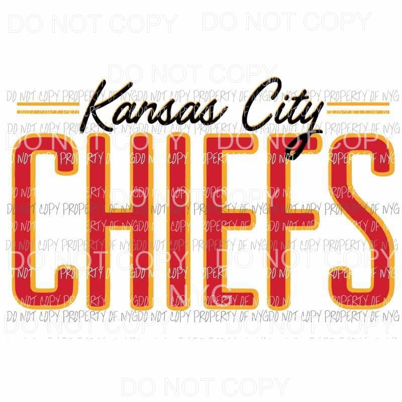 Savvy Crafters Vinyl & Gifts Kansas City Chiefs Adult / Sublimation