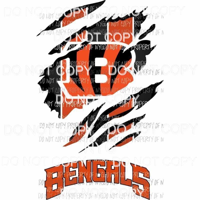 Mascot Cincinnati Bengals Tumbler Sublimation Design
