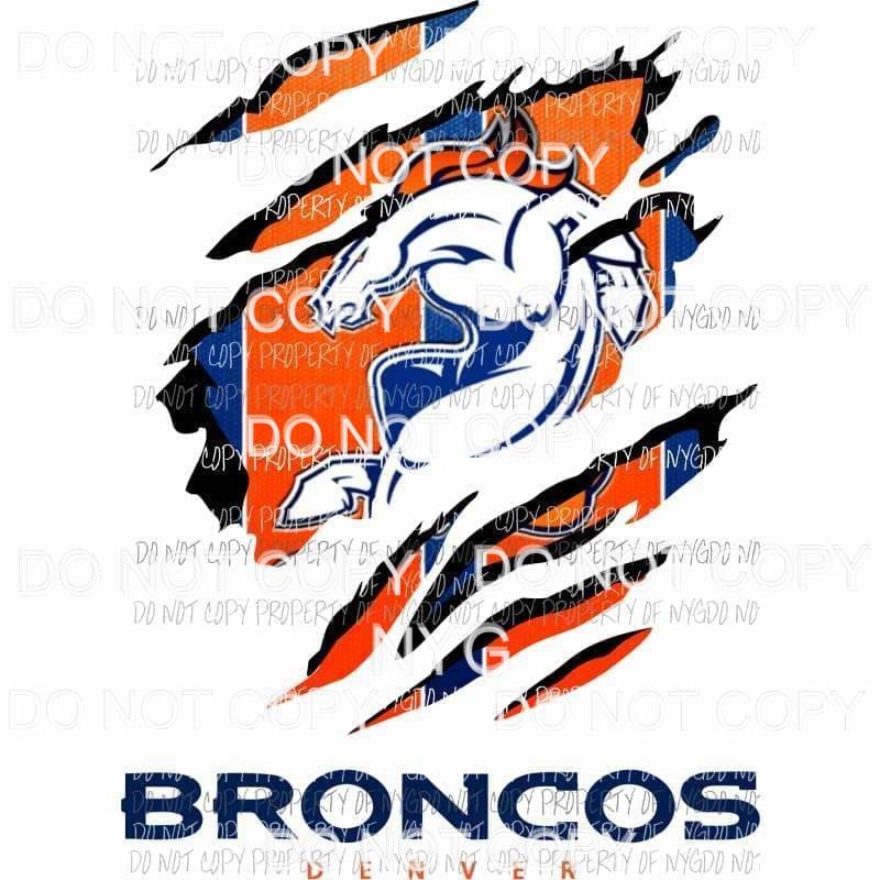 Denver Broncos Logo - Transfer Decal