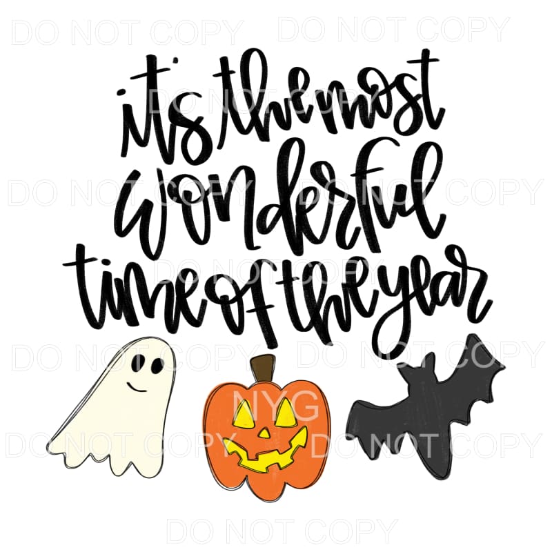 L.V. Halloween Ghost- Sublimation Transfer