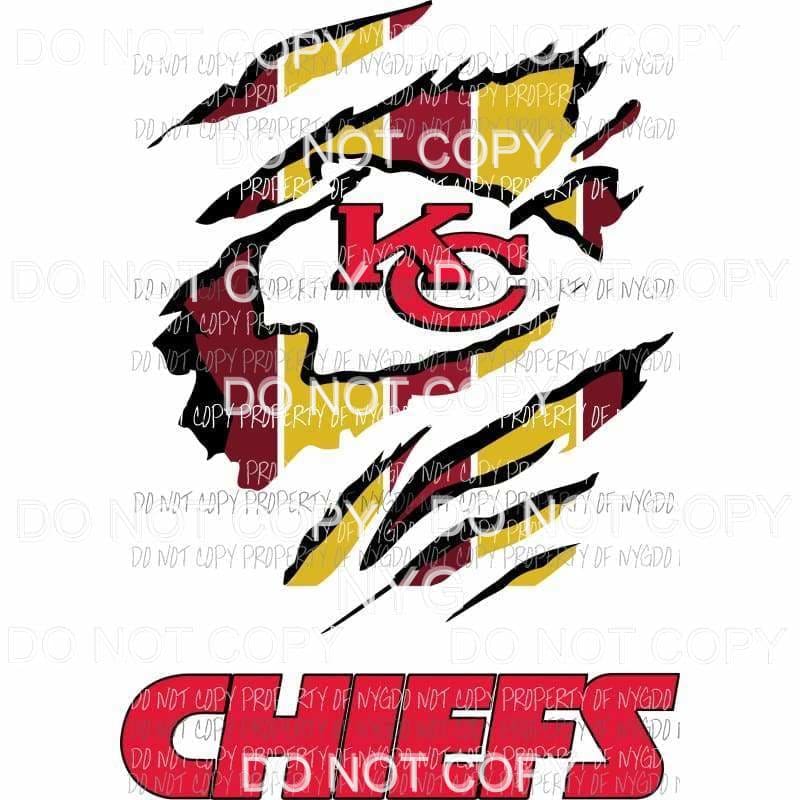 Retro KC Chiefs - Sublimation Ready to Press