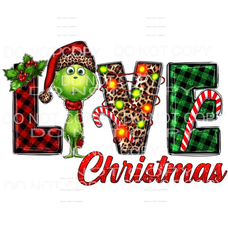 CH451 Merry Christmas The Grinch Sublimation Print — Southern