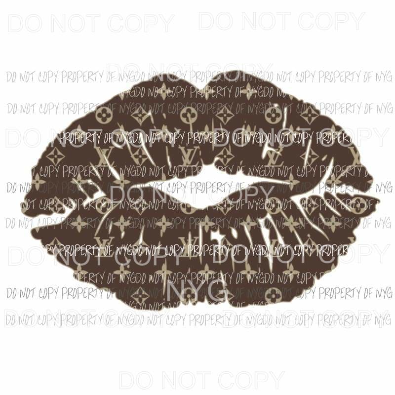 L.V. Lips Watercolor- Sublimation Transfer – Classy Crafts