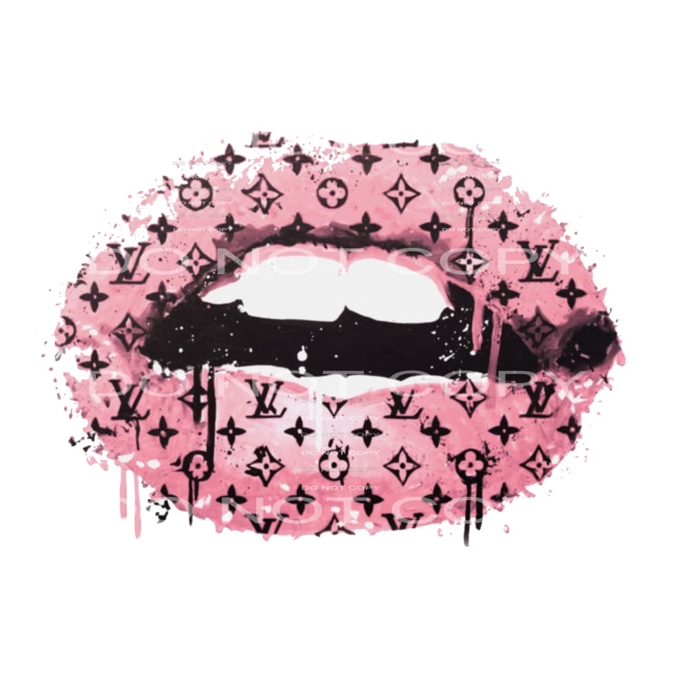 L.V. Lips Watercolor- Sublimation Transfer – Classy Crafts