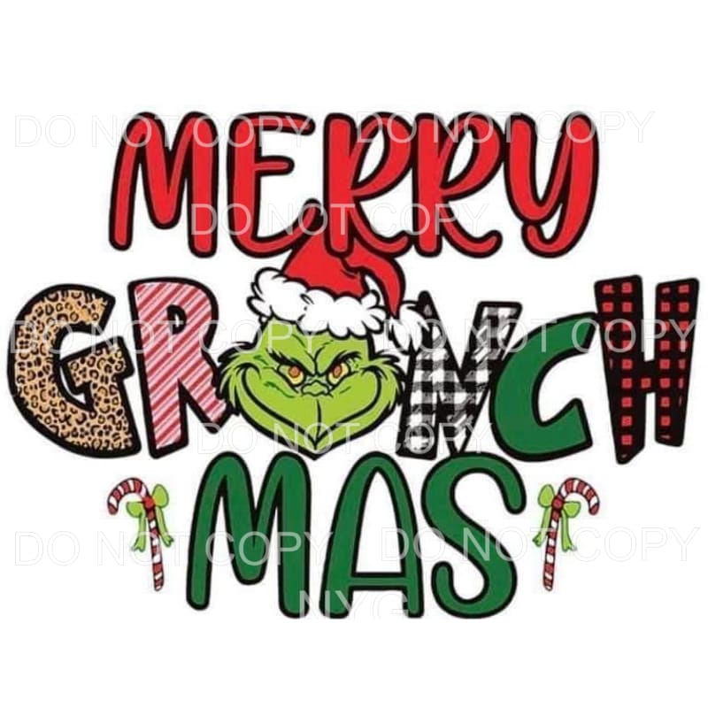 CH451 Merry Christmas The Grinch Sublimation Print — Southern