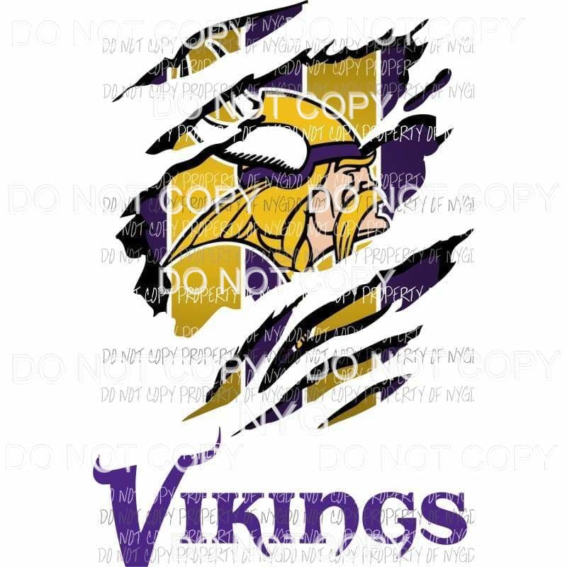 Minnesota Vikings Grunge Tumbler Sublimation Design