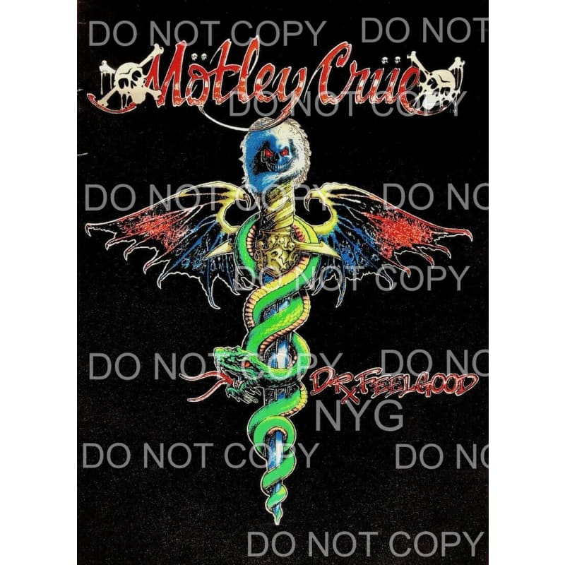 Martodesigns - Motley Crue #6 Sublimation Transfers