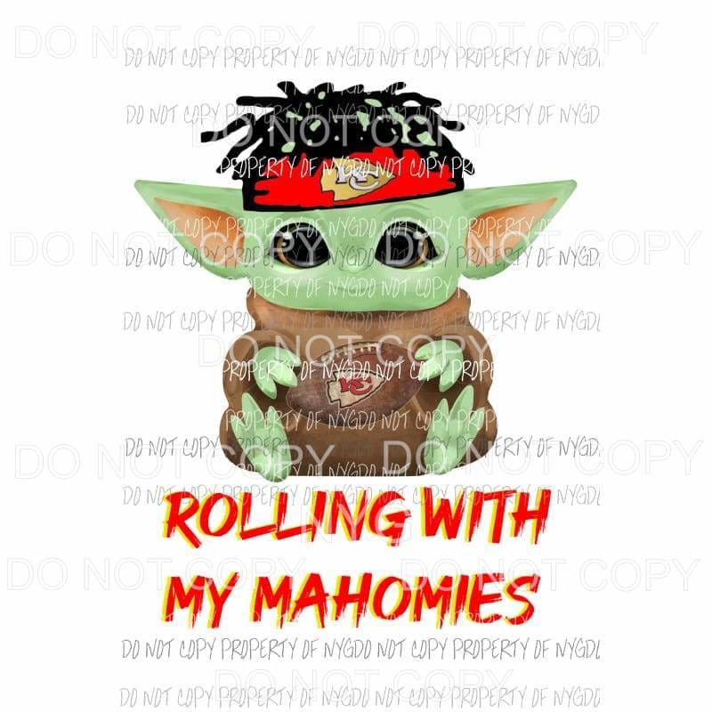 Kansas City Chiefs Master Yoda Art Logo Design Shirt - Reallgraphics