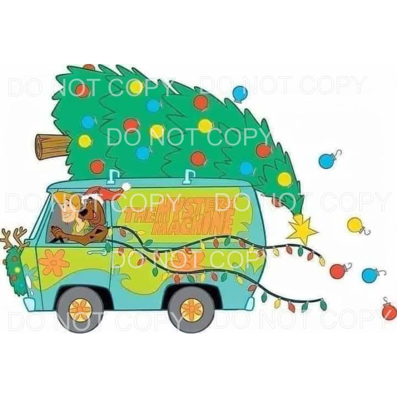 Scooby Doo Our Christmas Spirit Animal Have A Groovy Christmas House Flag  Canvas - Growkoc