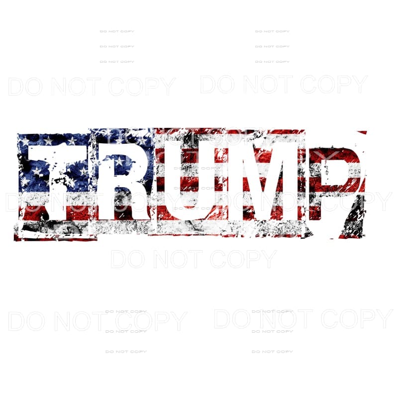 Martodesigns Trump Flag Sublimation Transfers