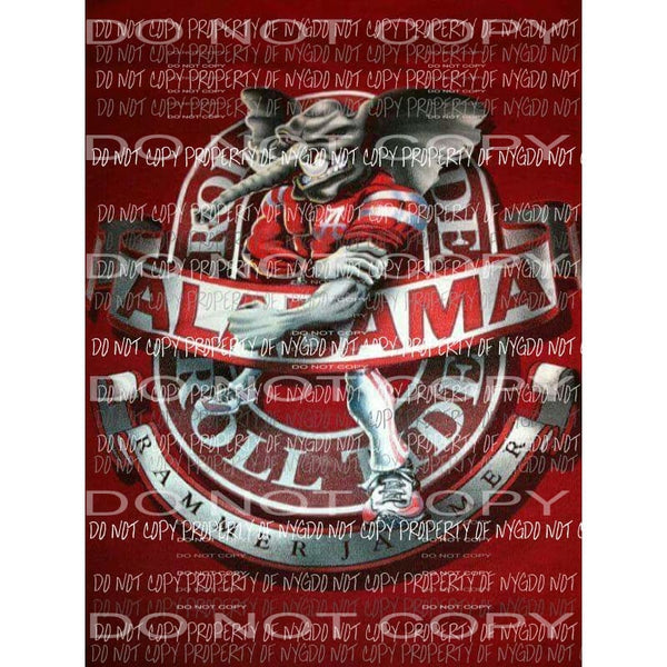 Alabama Elephant # 38 Sublimation transfers Heat Transfer