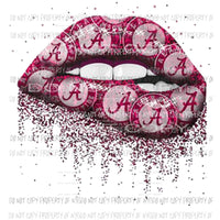 Alabama Lips Sublimation transfers Heat Transfer