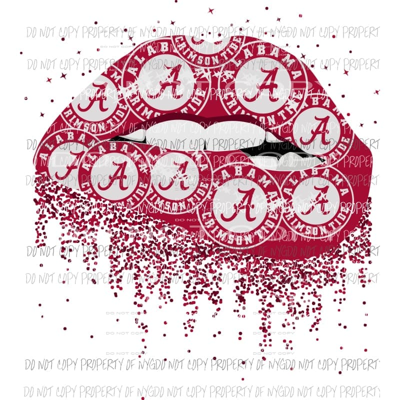 martodesigns - alabama lips Sublimation transfers