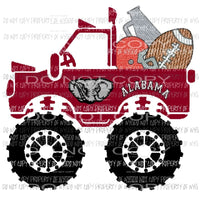 Alabama Monster Truck Sublimation transfers Heat Transfer