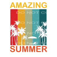 Amazing summer # 469 Sublimation transfers - Heat Transfer