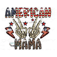 American Mama #10932 Sublimation transfer - Heat Transfer