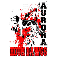 Aurora Houn Dawgs # 88981 Sublimation transfers - Heat