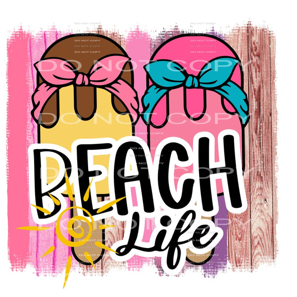 Beach life # 473 Sublimation transfers - Heat Transfer