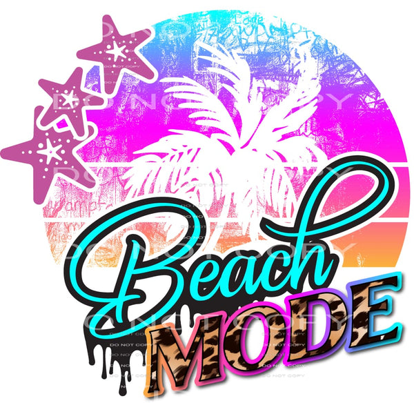 Beach mode # 455 Sublimation transfers - Heat Transfer