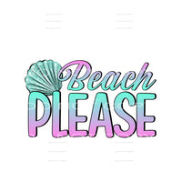 Beach please # 773 Sublimation transfers - Heat Transfer