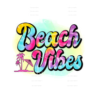 Beach Vibes # 445 Sublimation transfers - Heat Transfer