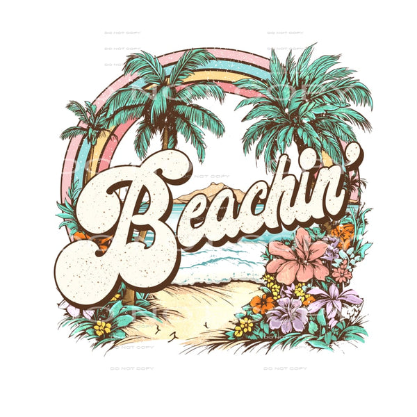 Beachin #5449 Sublimation transfers - Heat Transfer Graphic