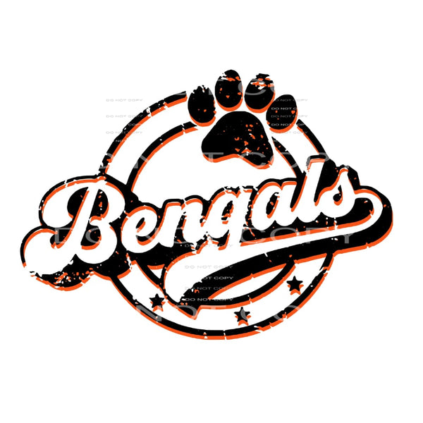 Bengals # 89950 Sublimation transfers - Heat Transfer