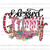 Blessed GRAMMY Hand Drawn Sublimation transfers Heat Transfer