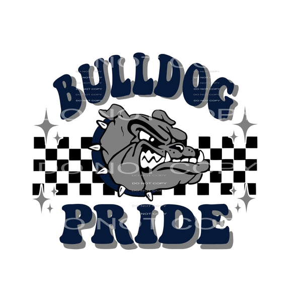 Bulldog pride # 9 Sublimation transfers - Heat Transfer