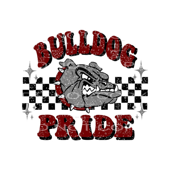 Bulldog pride Grunge # 7 Sublimation transfers - Heat