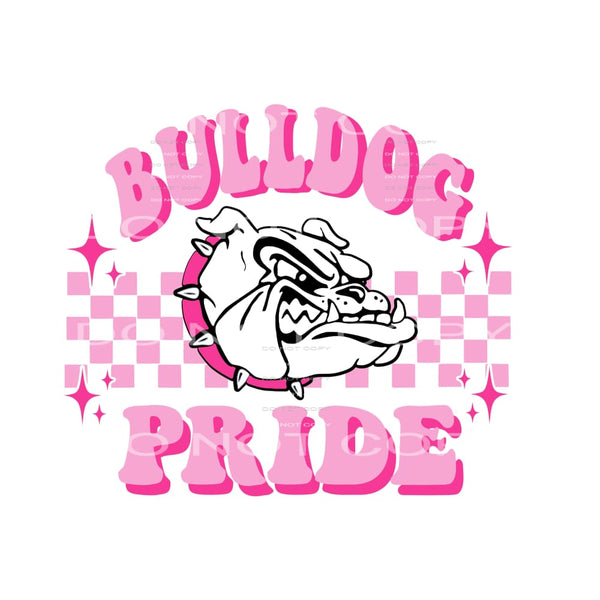 bulldog pride pink# 88940 Sublimation transfers - Heat