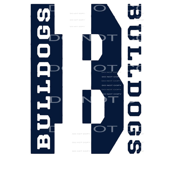 Bulldogs # 88994 Sublimation transfers - Heat Transfer