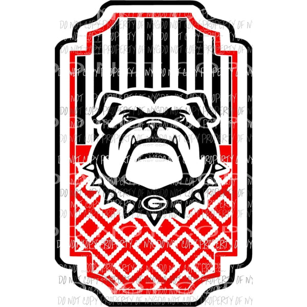 bulldogs Georgia 4 Sublimation transfers Heat Transfer