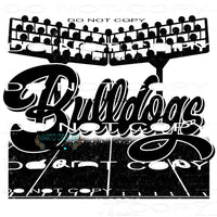 Bulldogs stadium Sublimation transfers - Heat Transfer