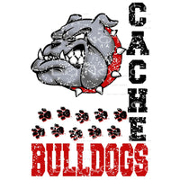 Cache Bulldogs grunge # 88972 Sublimation transfers - Heat