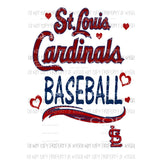 Cardinals baseball Sublimation transfers Heat Transfer