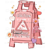 Caution #11322 Sublimation transfer - Heat Transfer Graphic