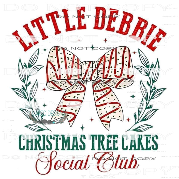 Christmas Tree Cakes Social Club #11149 Sublimation