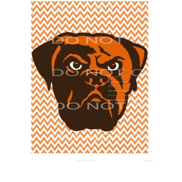 cleveland browns mascot # 99267 Sublimation transfers - Heat