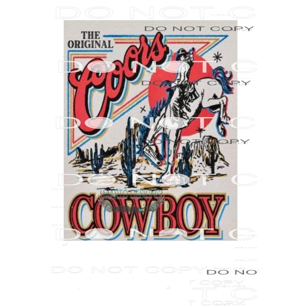 cowboy 5 Sublimation transfers - Heat Transfer Graphic Tee