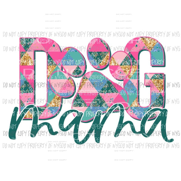 Dog Mama #1 Sublimation transfers Heat Transfer