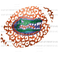 Florida Gators Leopard Football Sublimation transfers Heat Transfer