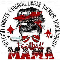 Football mama # 1001 Sublimation transfers - Heat Transfer