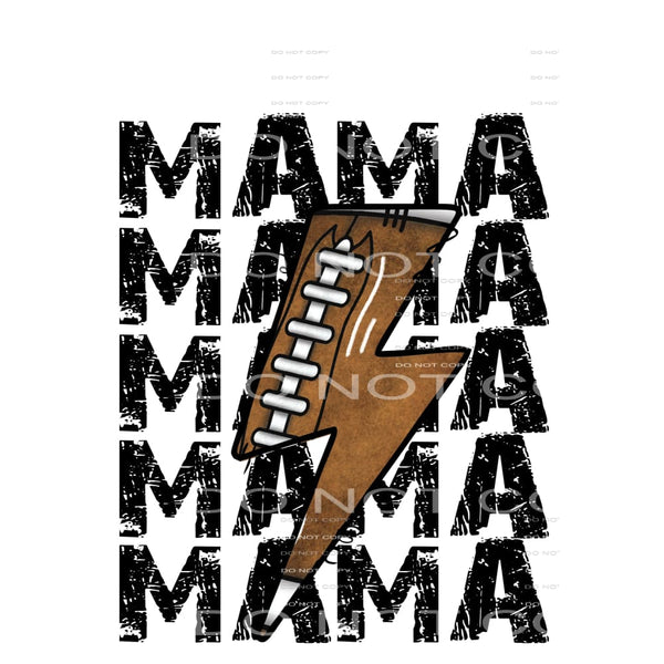 Football mama # 87027 Sublimation transfers - Heat Transfer