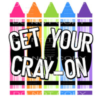 Get your cray on # 298 Sublimation transfers - Heat Transfer