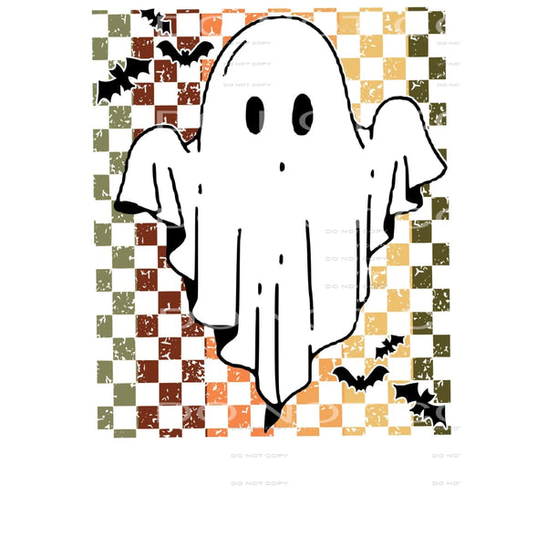 Ghost Checkered # 89955 Sublimation transfers - Heat