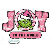 Grinch # 188 Sublimation transfers - Heat Transfer Graphic