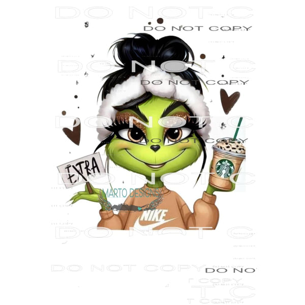 grinch # 5574 Sublimation transfers - Heat Transfer Graphic